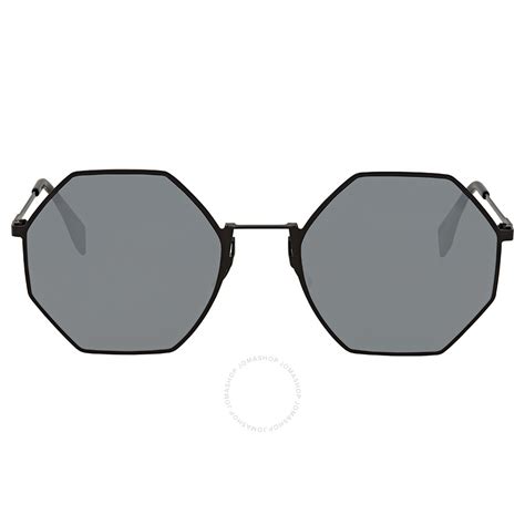 Fendi Eyeline Grey Mirror Round Sunglasses FF 0292/S 807/T4 53